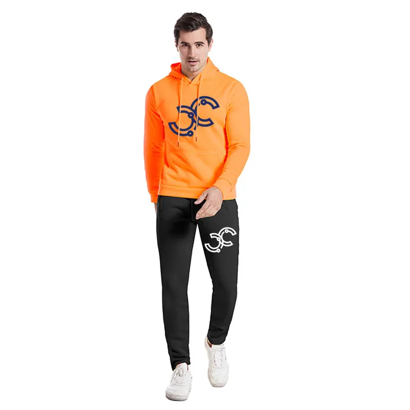 

Hoodie Suit Men Women Autumn And Winter 2021 New Fashion Tide Couples Two-piece Street Jogging Sweatshirts And Sweatpants Suit