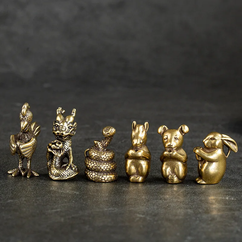 Латунные подвески в виде животных Брелоки-украшения ювелирные изделия мышь