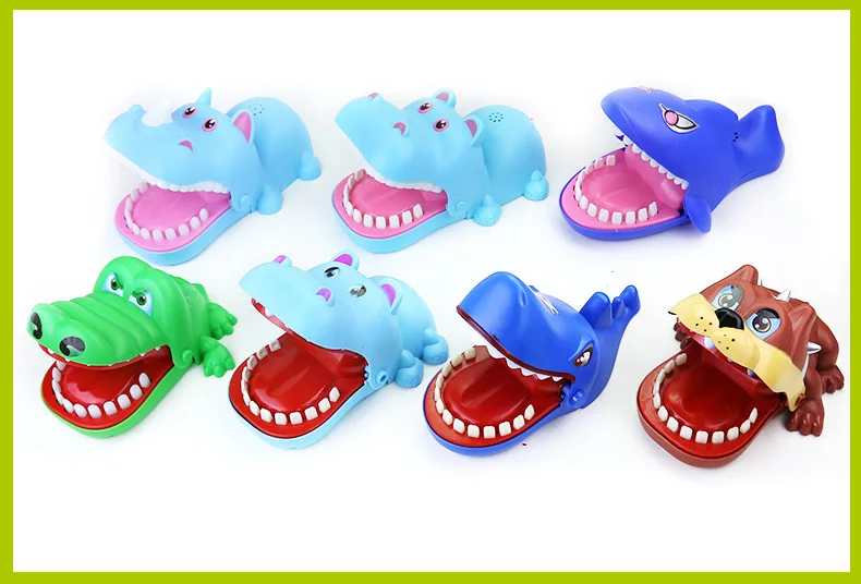 Большой палец укуса крокодил bad dog Акула зуб извлечение Бегемот аккуратный весь