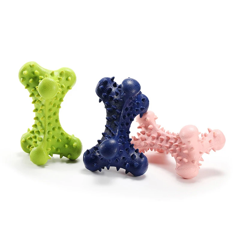 

Safe Dog Toothbrush Durable Anti-bite Rubber Pet Molar Chew Toys Relieve Anxiety Pet Cat Cleaning Bone Accessories