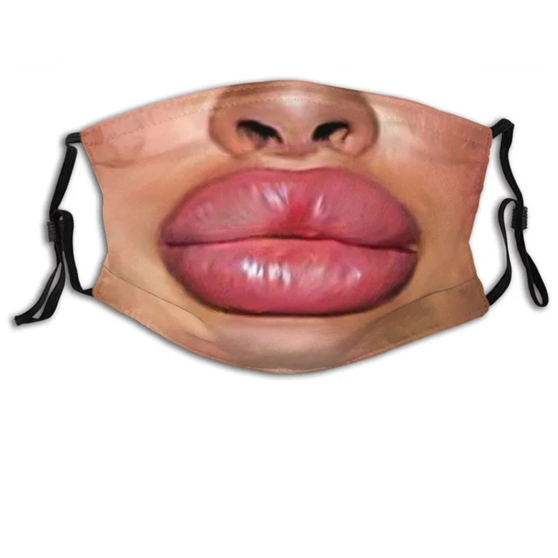 

Mask Exhaust Funny Face Scarf Breathable Cycling Mask Halloween Female Party Mascarilla #M Halloween cosplay reusable facemask