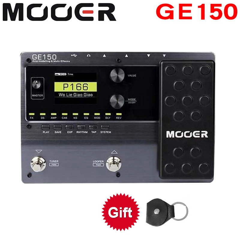 Цифровая трубчатая гитара MOOER GE150 Педальный Многофункциональный процессор