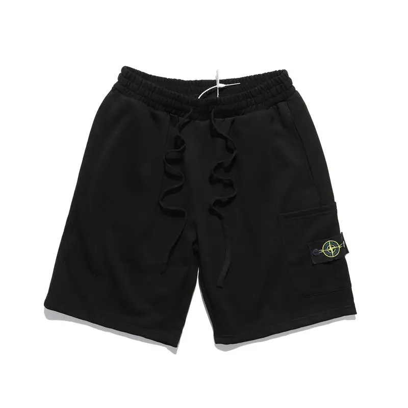 

Stone 2021 Spring and Summer Island Embroidered Compass Logo Side Pocket Shorts Trendy Men's Pants Men and Women Shorts Men