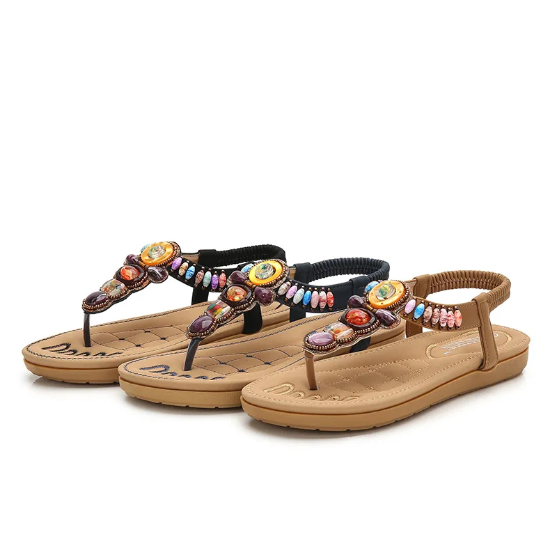 Женские босоножки на плоской подошве sandalias mujer 2020 timberland экзотические с ремешком в