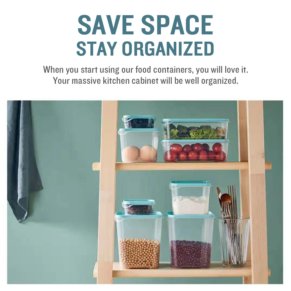 Контейнер для еды с крышками 10 упаковок контейнер хранения фруктов и овощей