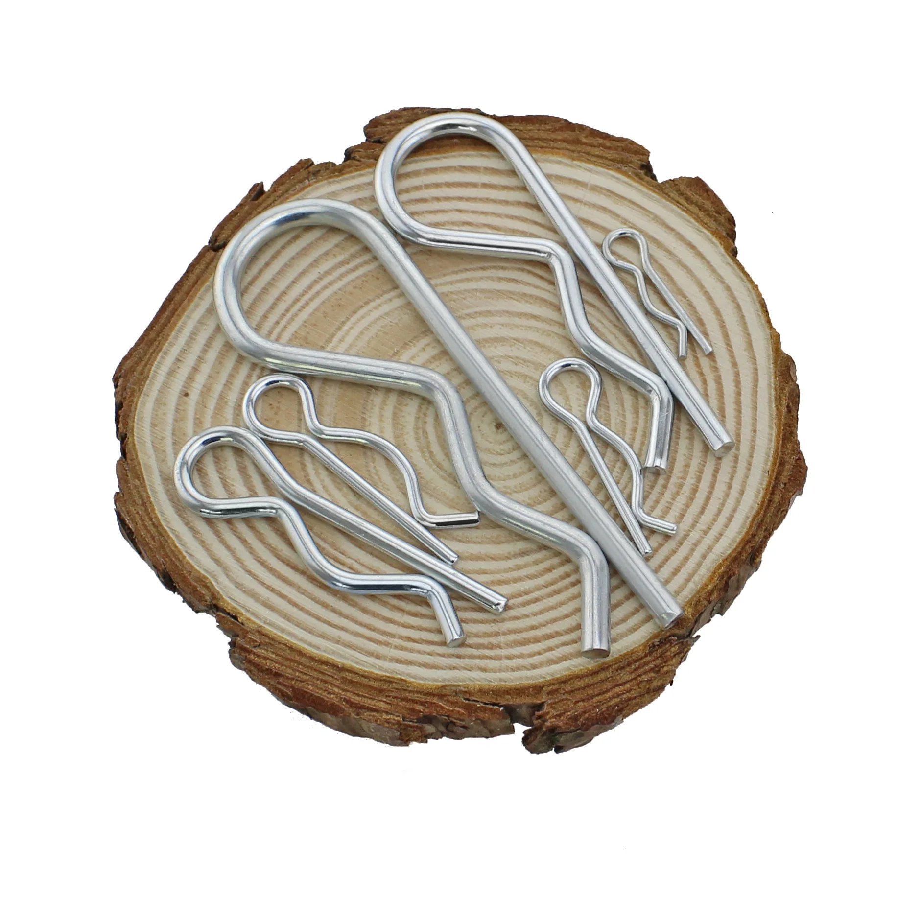 Белый цинк b тип шплинтового шплинта волна шплинт r образный Зажим Шпилька m1.2 m3.5 50