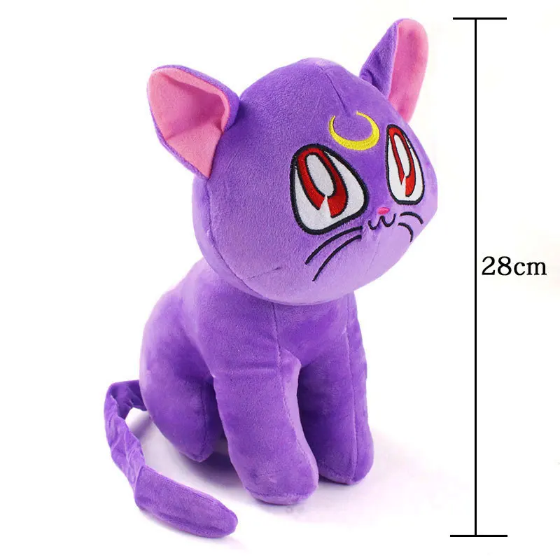 

3colors 28cm Cute Plush Toy Cat Anime Plushie LunaArtemis Cotton Stuffed Animals Plush Doll Soft Toys for Kids