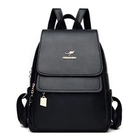 womens backpack 2021 travel large backpack pu leather schoolbag for girls women bookbag female shoulder bag