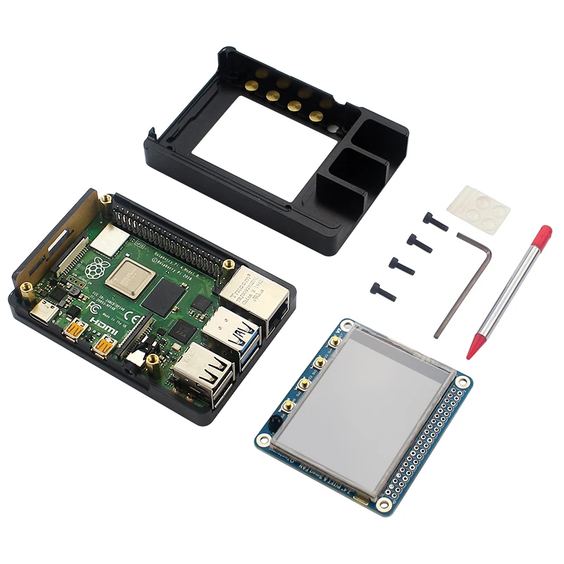 

2.4 Inch for Raspberry Pi 4 Model B Contact Sn 320X240 TFT LCD + CNC Case with Cooling Fan Display
