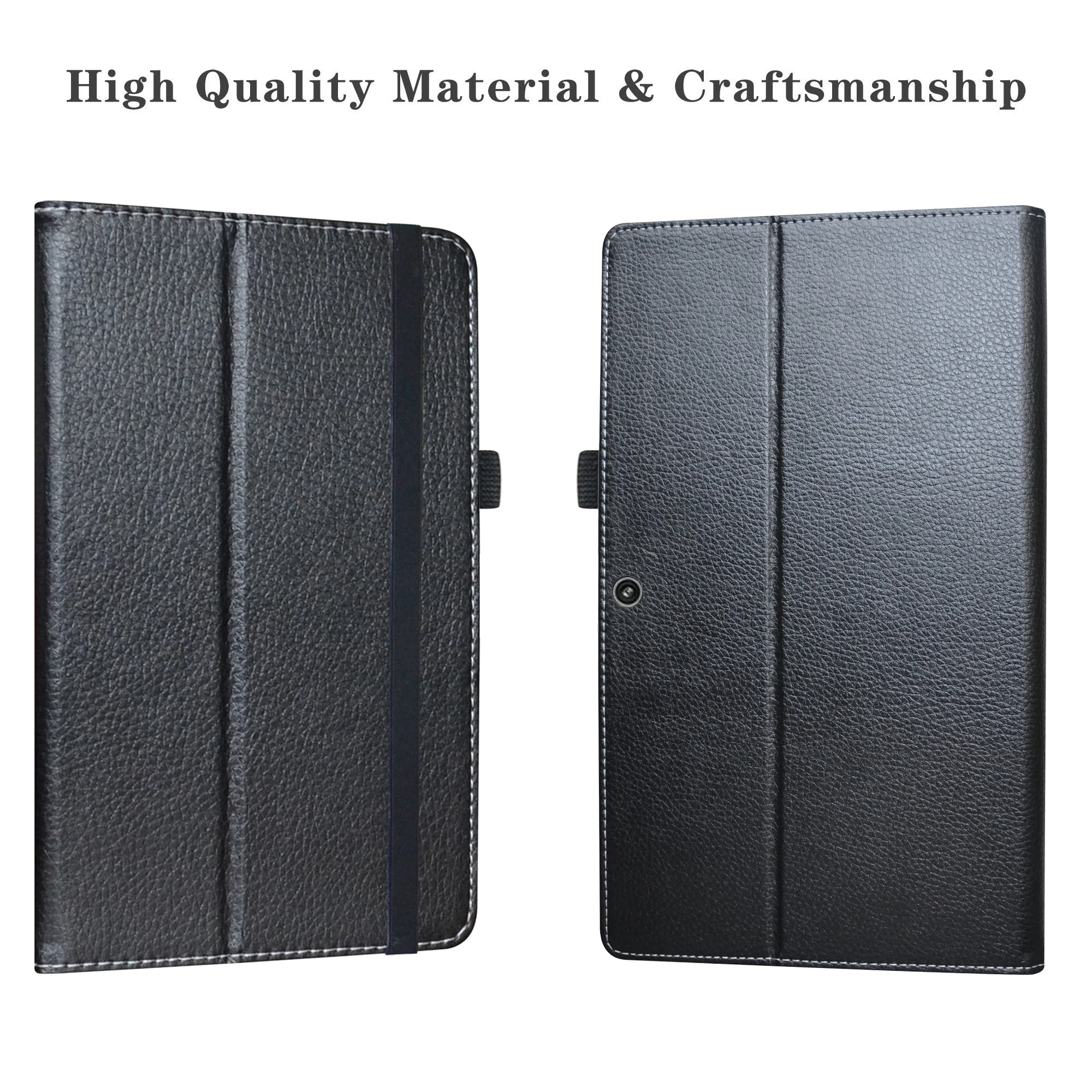 Case For TECLAST X6 Pro 12.6 Inch 2 in 1 Laptop Tablet PC Folding Stand PU Leather cover with Elastic closure | Компьютеры и офис