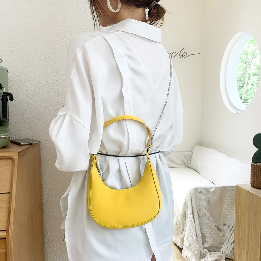 

Casual Leather Crossbody Money Bag Women Classic Texture Creative Design Chic Hobos Elegant Travel Shoulder Handbags