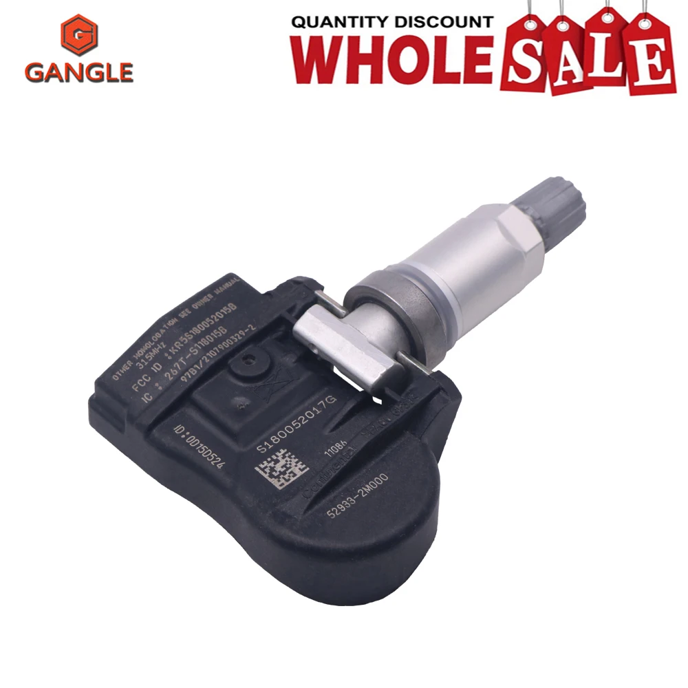 HYUNDAI TPMS сенсор для 2010 2011 2012 HYUNDAI ELANTRA GENESIS SONATA SANTA FE шины Prssure сенсор s 52933-2M000 529332M000