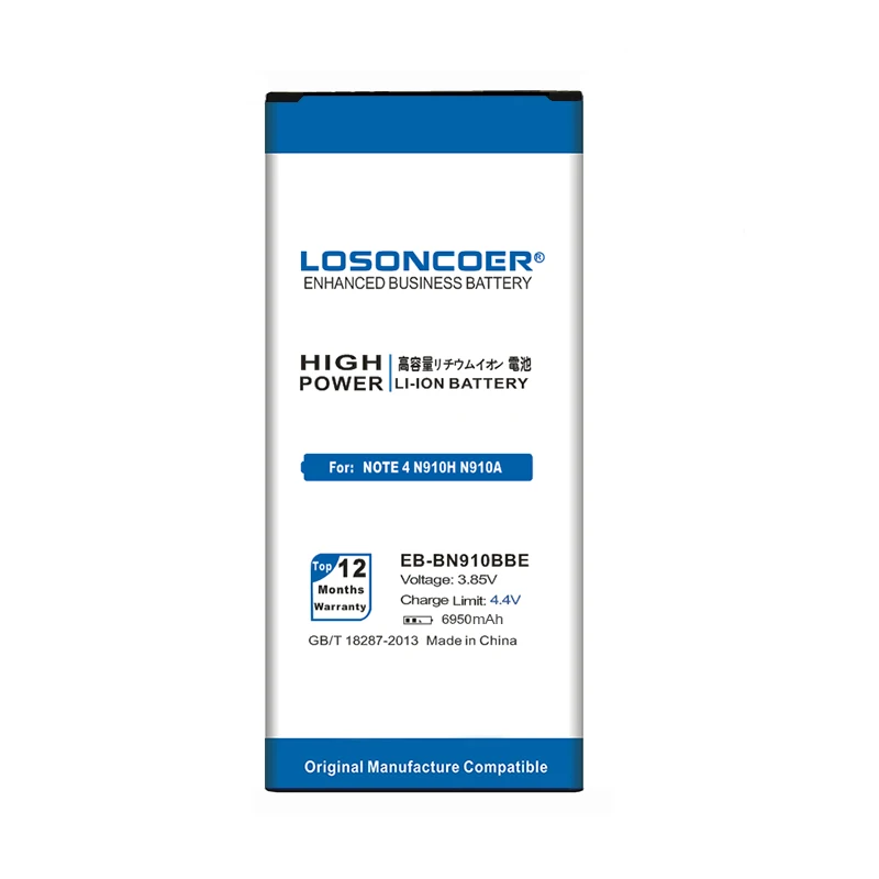 6950 мА/ч, EB-BN910BBE для samsung Galaxy Note 4 Батарея Note4 N910H N910A N910C N910F N910X N910V Батарея EB-BN910BBK EB-BN910BBU