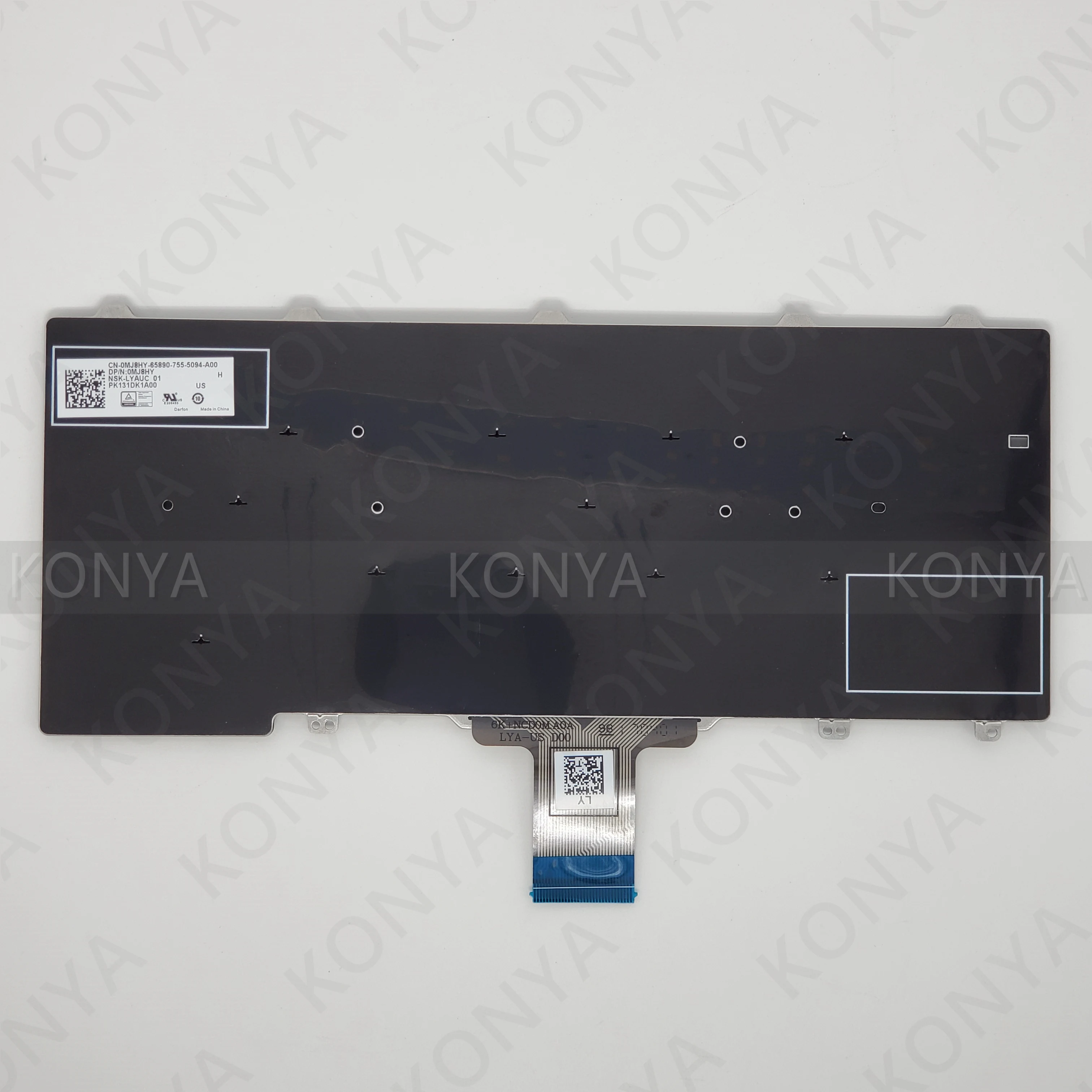 US клавиатура с подсветкой для Dell Latitude E5270 E7270 7275 XPS 12 9250 MJ8HY 0MJ8HY XCD5M 0XCD5M