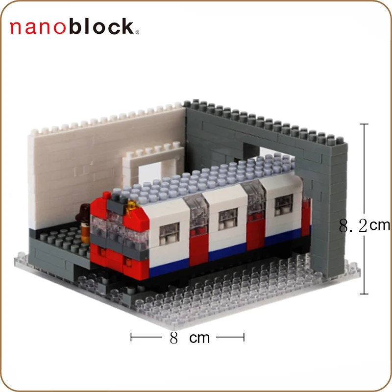 Nanoblock маленькая зернистая миниатюрная Алмазная Строительная игрушка для