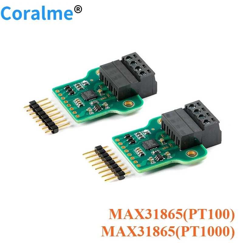 

MAX31865 PT100 PT1000 High Precision Temperature Acquisition Sensor Module Low Temperature Drift Reference Resistance