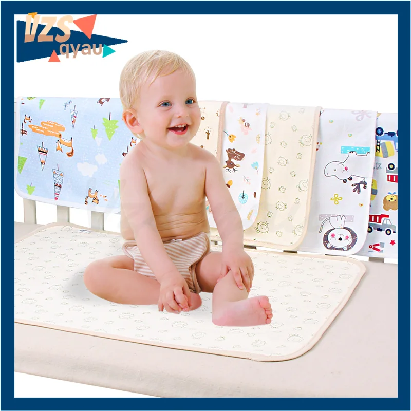 

Reusable Baby Changing Mats Cover Baby Diaper Mattress Diaper for Newborn Cotten Waterproof Changing Pats Flool Bebe Play Mat