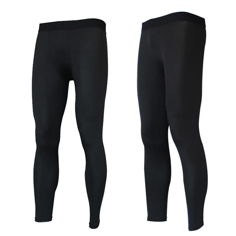 Быстросохнущие эластичные флисовые лосины мужские Леггинсы для спортивного