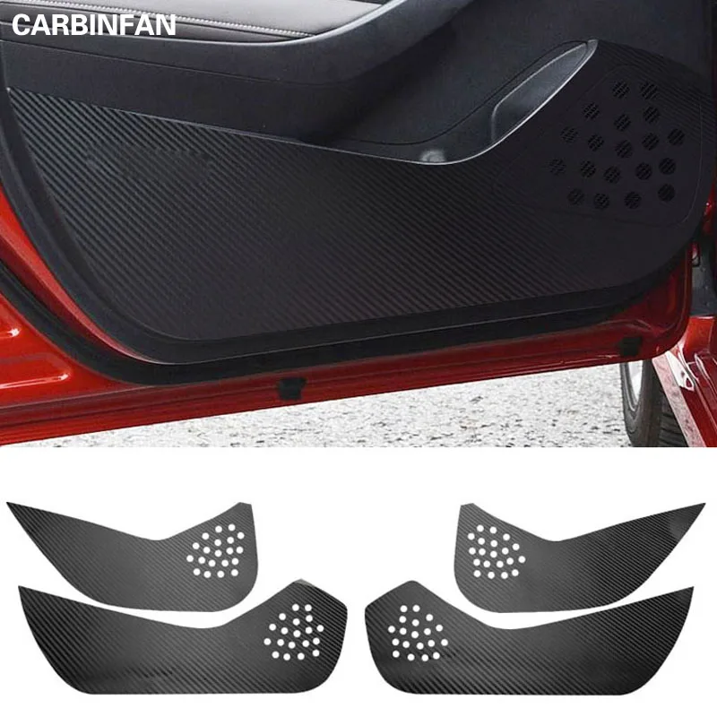 Автомобильный Стайлинг внутренняя наклейка для боковой двери защитная пленка из