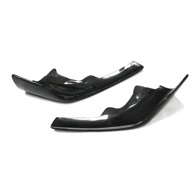 MP стиль настоящие Углеродные передние сплиттеры Canards для BMW M2 F87 фартук закрылки