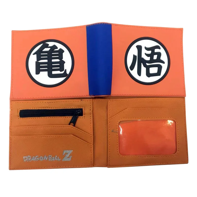 Dragon Ball Z кошелек аниме мультфильм Saiyan Goku кошелек с отделением для монет и карт