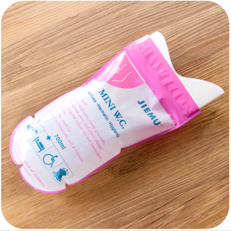 

4pcs 700ml Station Wagon Emergency Urine Bag Portable Toilet In-vehicle Convenient Girl Toilet Standing Urinal Female Lady Child