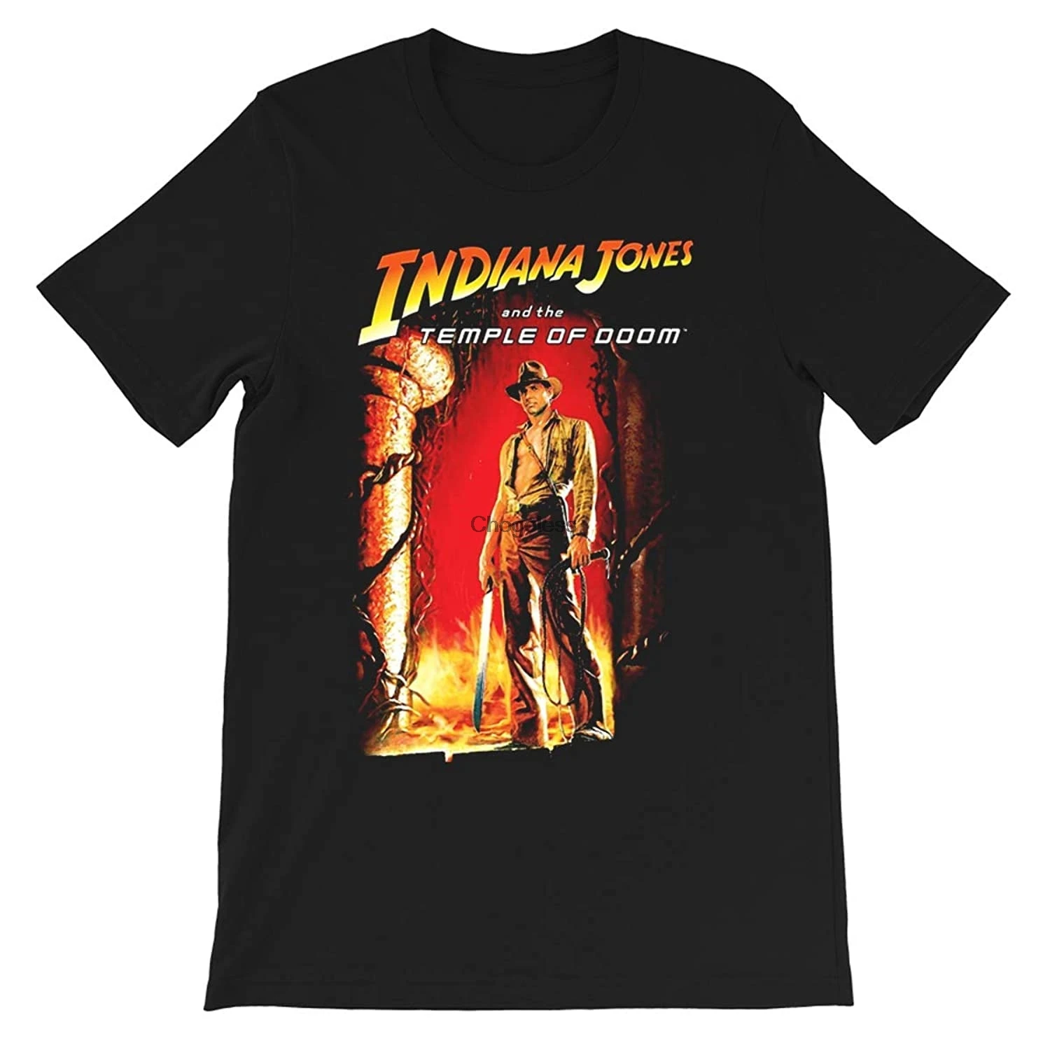 Футболка Мужская/Женская/унисекс из Индианы Джонс с изображением душек храма -