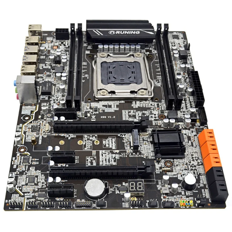 Новая настольная материнская плата X99 V1.2 DDR4 ATX LGA2011 Cpmputer DImm Слоты SATA 3 0 и USB 0| |