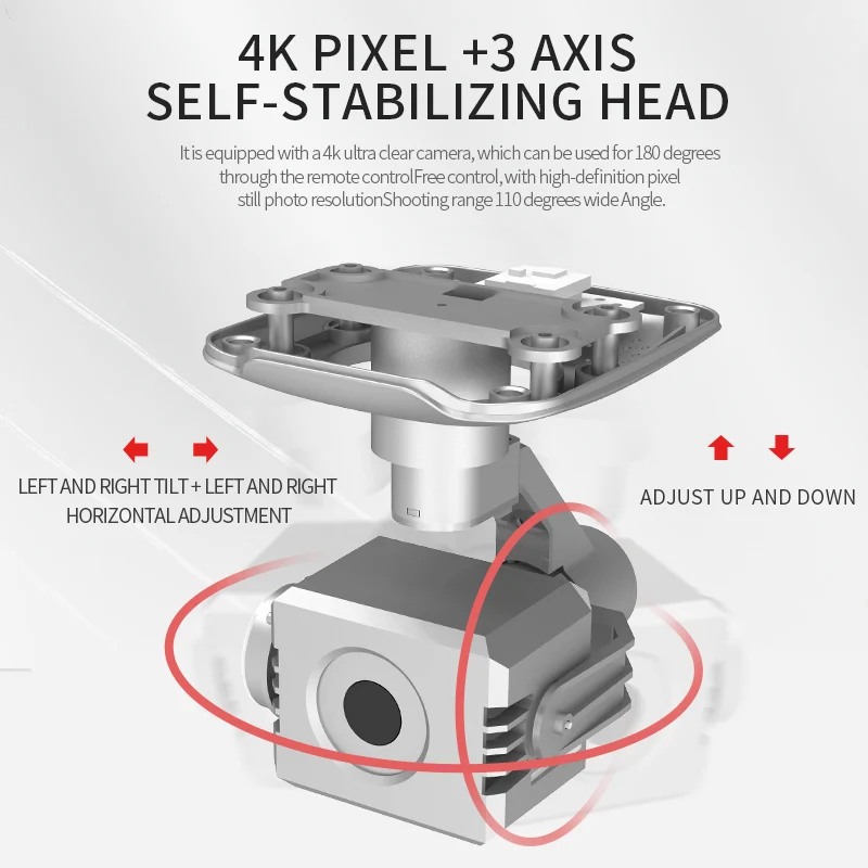 2020 Новый L5 GPS Дрон Wi Fi 4K HD Камера Профессиональный RC дроны три оси Anti Shake Gimbal