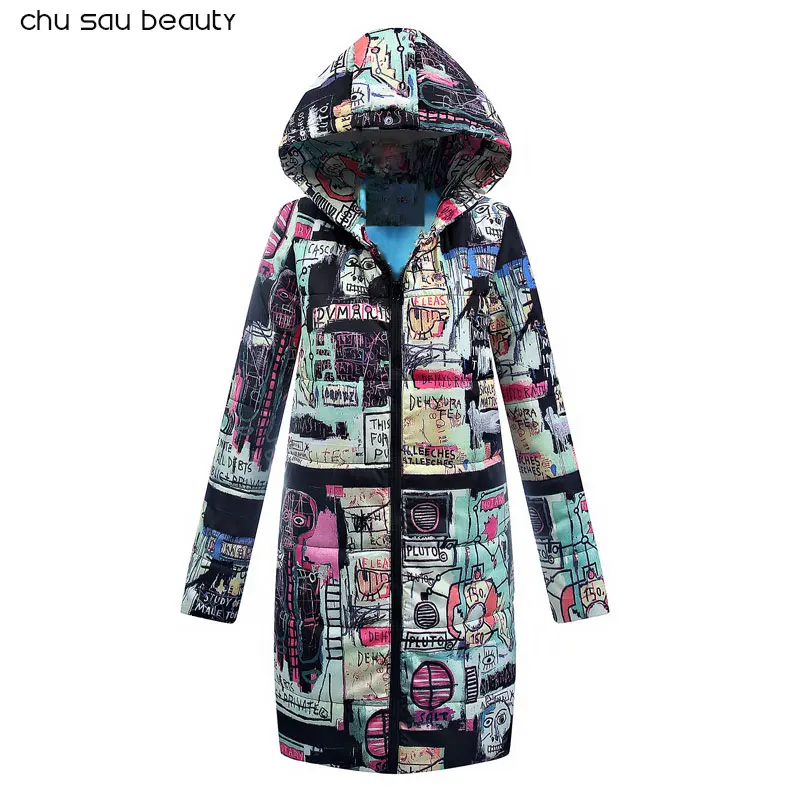 2019 Женская хлопковая зимняя куртка длинная парка толстая подкладка с хлопковой