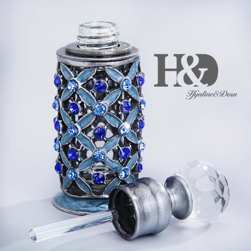 H&D, 15 стилей, пустые многоразовые флаконы для духов, Ретро стиль, матовое стекло, тонкий ароматизированный ароматизатор, контейнер для эфирных масел, Декор, подарок для девушек