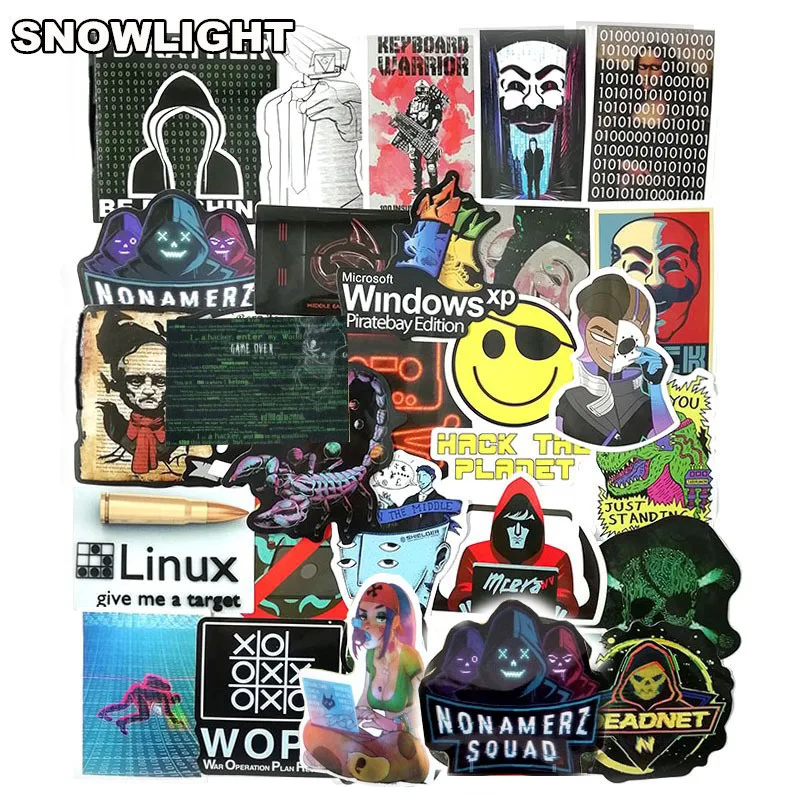 Наклейки для хакеров водостойкие наклейки 10/50 шт./лот программатор Java sql