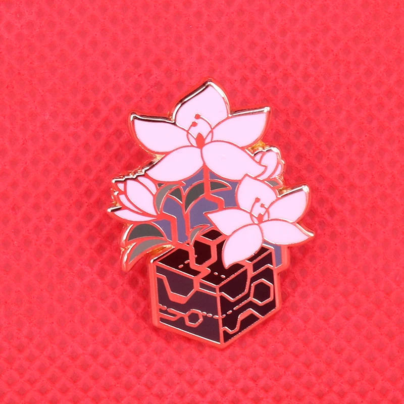 Значок с эмалью Nier Automata черные коробки и значок Лунными слезами подарок для