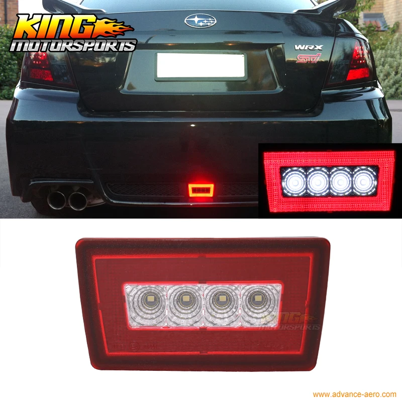 Красный объектив F1 Стиль светодиодный задний фонарь 3 й тормозной резервный