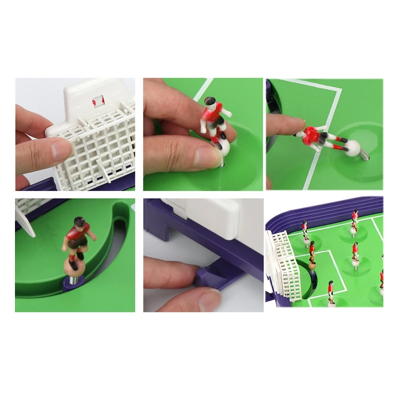 

Mini Football Table Game Tabletop Board Football Field Board Game Interactive Finger Toy