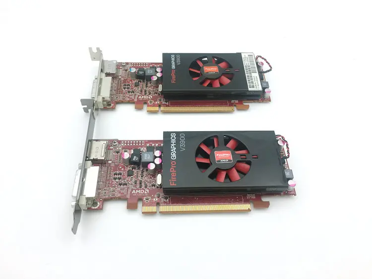 Оригинальная профессиональная Видеокарта ATI FirePro V3900, 1 ГБ, графический дизайн САПР, поддержка 4k HD