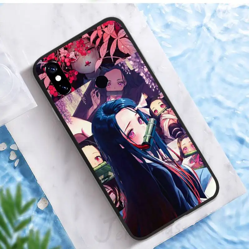 

Kamado Nezuko Kimetsu no Yaiba Demon Slayer Phone Case For Xiaomi Redmi note 7 8 9 pro 8T 9A 9S Mi Note 10 Lite pro