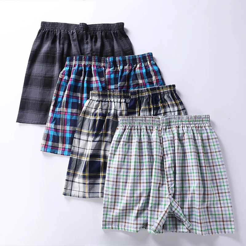 Высококачественные Брендовые мужские трусы боксеры 2/3/4 тканые хлопковые 100%