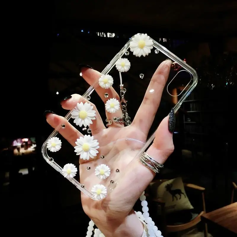 XSMYiss Роскошные DIY Алмазные цветы шикарные чехлы со стразами для Xiaomi mi 5s 6 8 Lite 9 SE 5X 6X