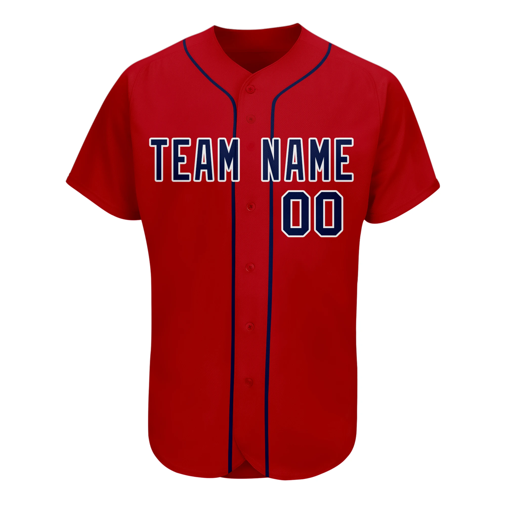Custom Baseball Jersey Personali Sewing Your Team Name/Number/Logo Outdoor Softball Match Training Sport Shirt For Men/Youth