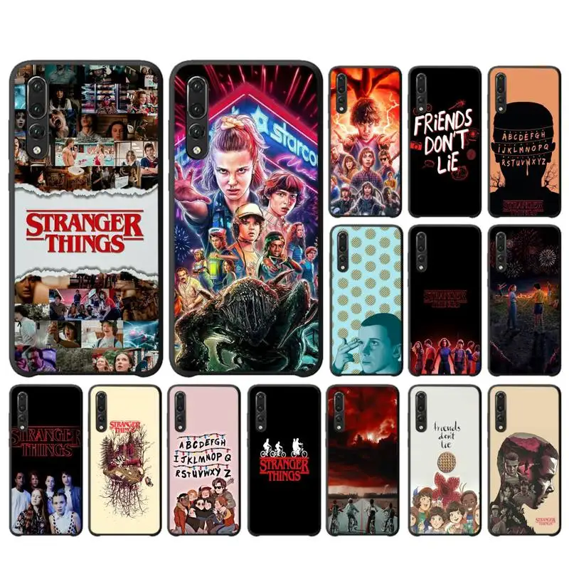 

FHNBLJ Stranger Things Phone Case for Huawei P30 40 20 10 8 9 lite pro plus Psmart2019