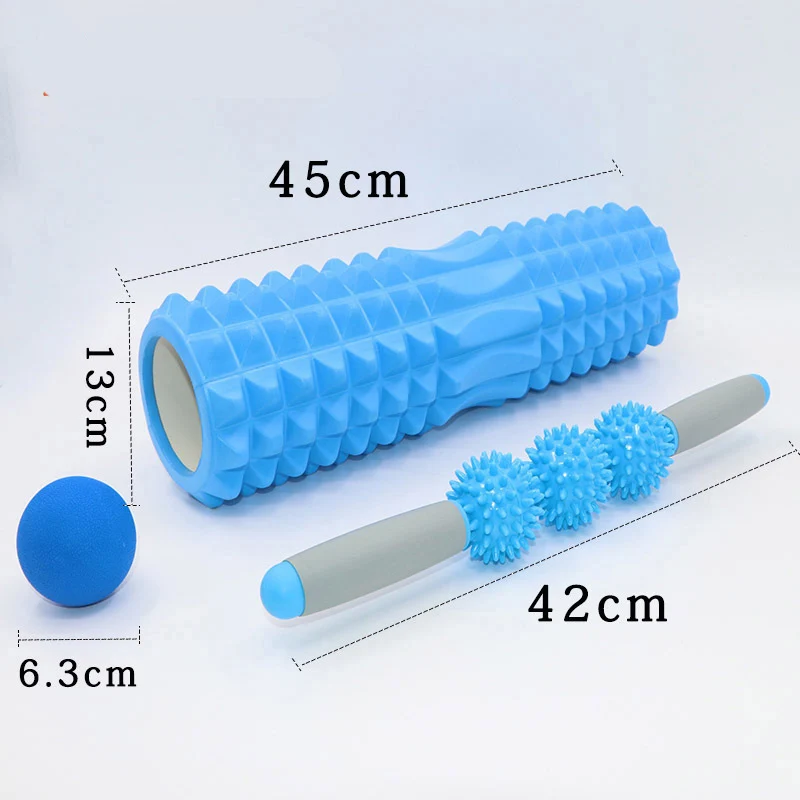 3 комплекта массажная палочка из пены для йоги пилатеса фитнеса | Красота и