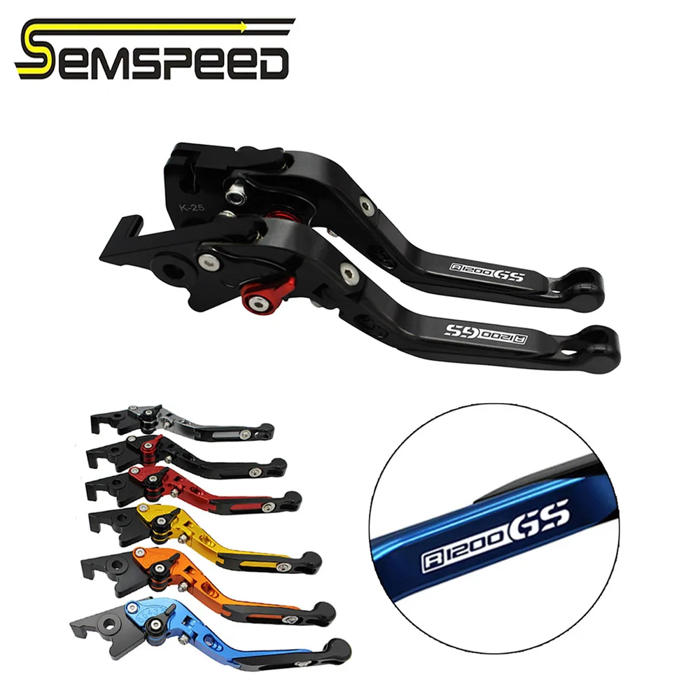 SEMSPEED Мотоцикл с ЧПУ Складные Выдвижные тормозные рычаги сцепления для BMW R1200/1250/GS