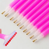 10pcs diamond painting pens point drill tool double headed stitch pens square round drill embroidery mosaic diy hand craft tool