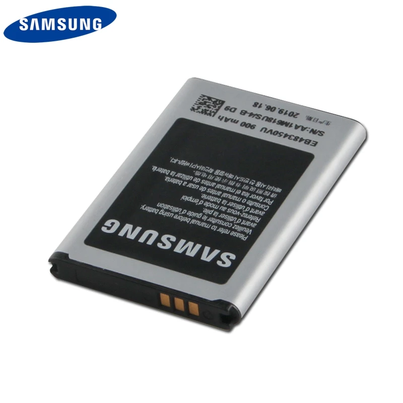 

Original Replacement Phone Battery EB483450VU For Samsung C3630 C3230 GT-C3230 GT-C3752 GT-C3528 Rechargeable Battery 900mAh