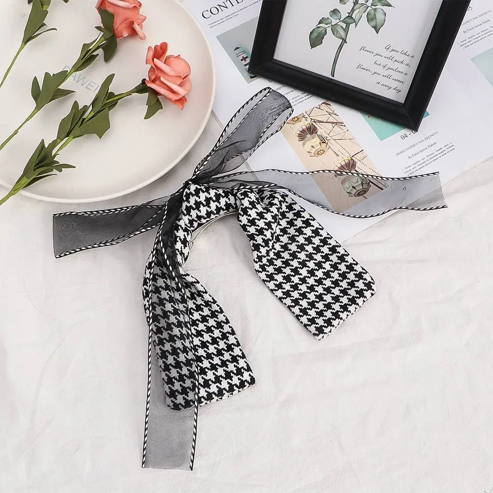 

Сетчатая Корейская женская лента для волос, аксессуары для волос, заколка-пряжка для волос, пружинный зажим с бантом