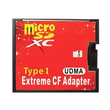 Красный двойной слот картридер 2 микро-sd SDXC TF к CF адаптер Высокое качество Micro SD к экстремальному компактному флэш-конвертеру I карты