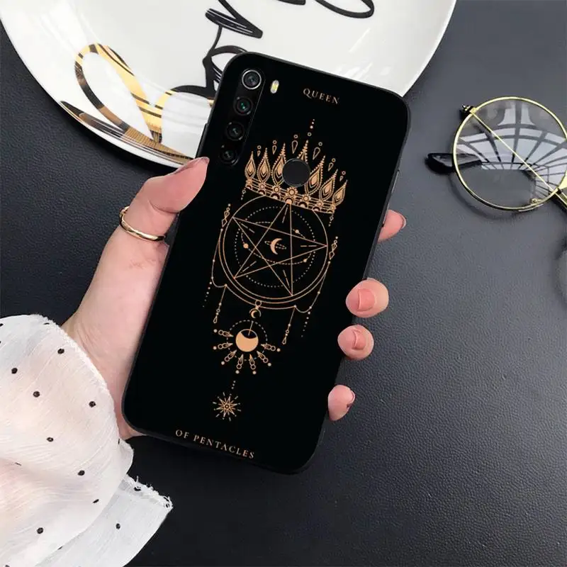 

Tarot Cards Tattoo Phone Case For Xiaomi mi 9 9t 10 redmi 9 9a 8 8a note 10 9 9s 8 8t 7 pro max funda