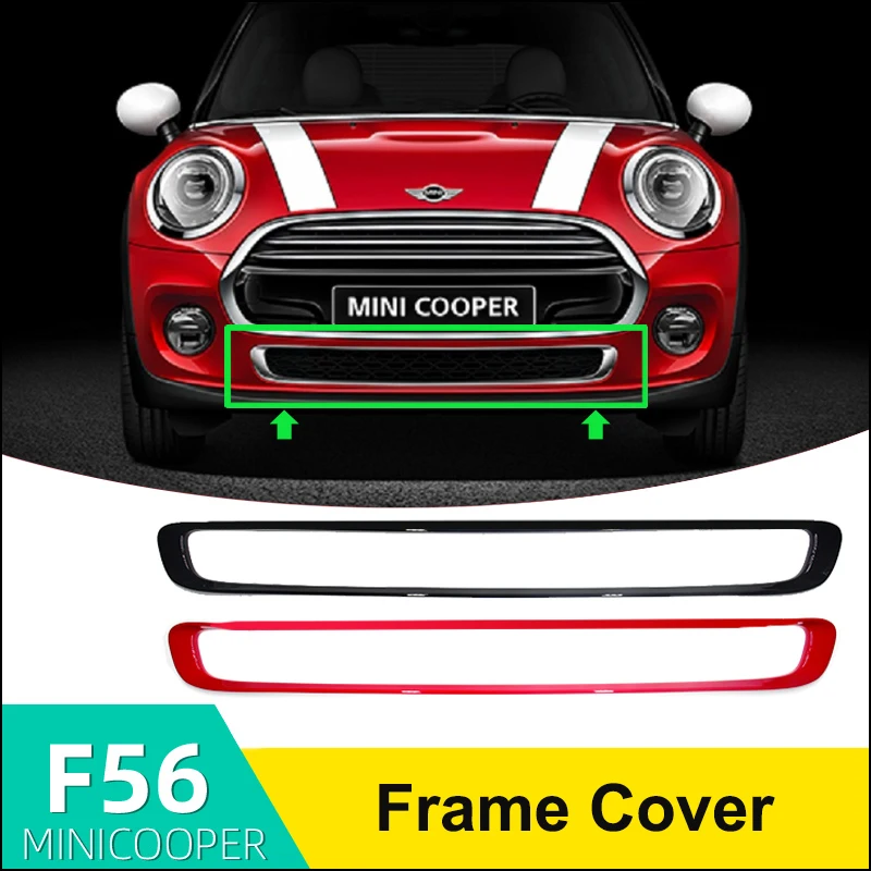 

Front Grille Decoration Cover Radiator Bar Frame Decor Case For Mini JCW F55 F56 F57 Car Styling Accessories