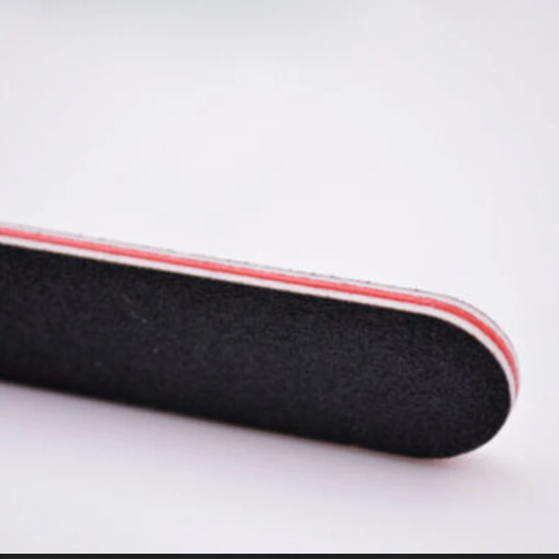 

1 PCs New Black Double Sided Nail Art Manicure Sanding File Buffer Grits 100/180